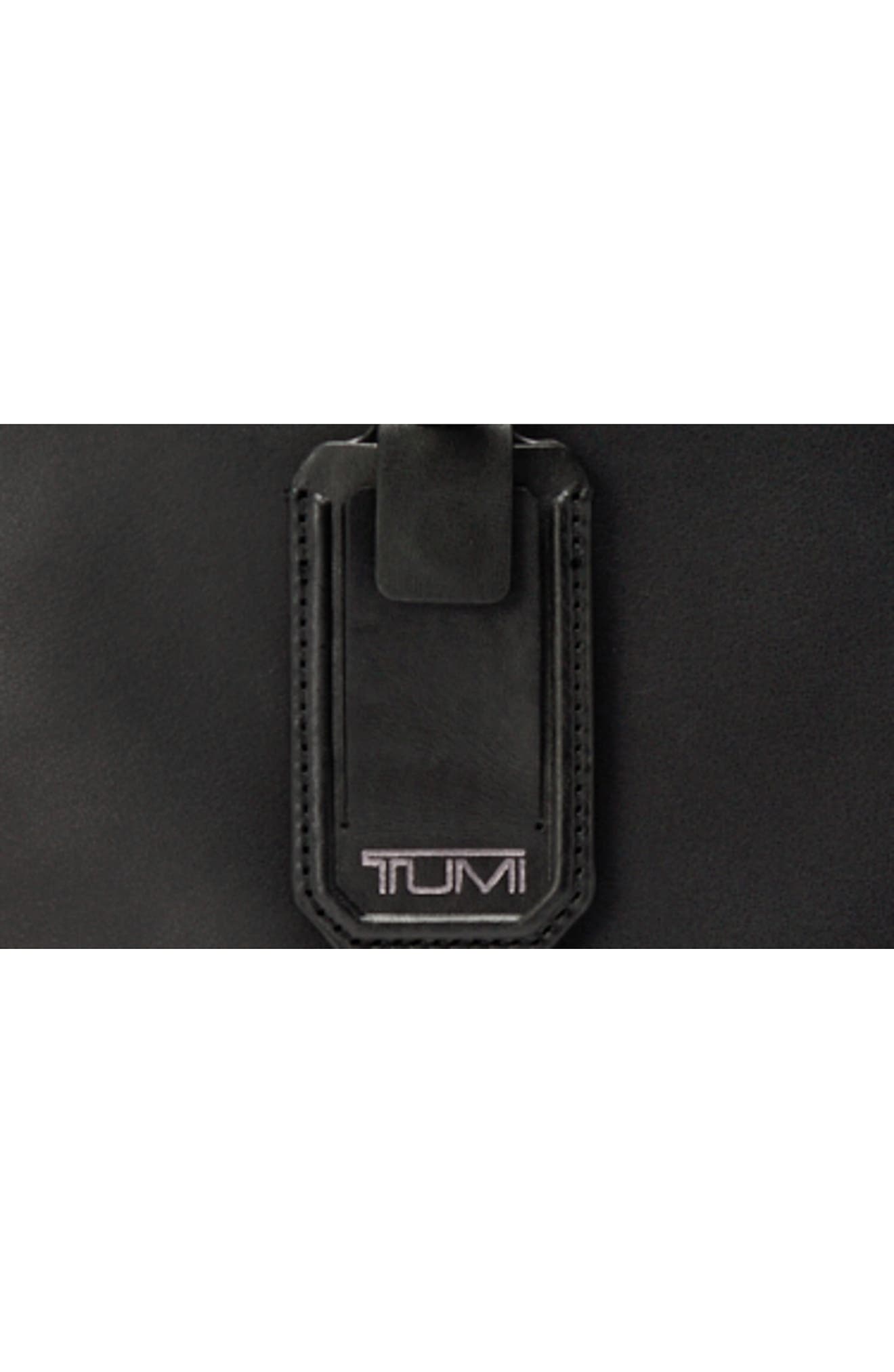 TUMI Sycamore Slim Leather Briefcase, Alternate, color, Black Bombe