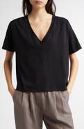 LOULOU DE SAISON Faaa V-Neck Cotton T-Shirt