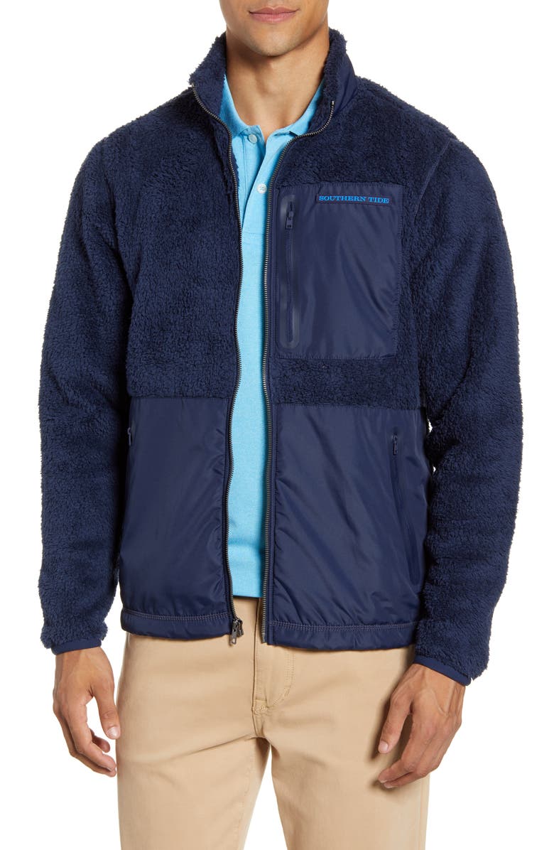 Southern Tide Fleece Jacket, Main, color, 