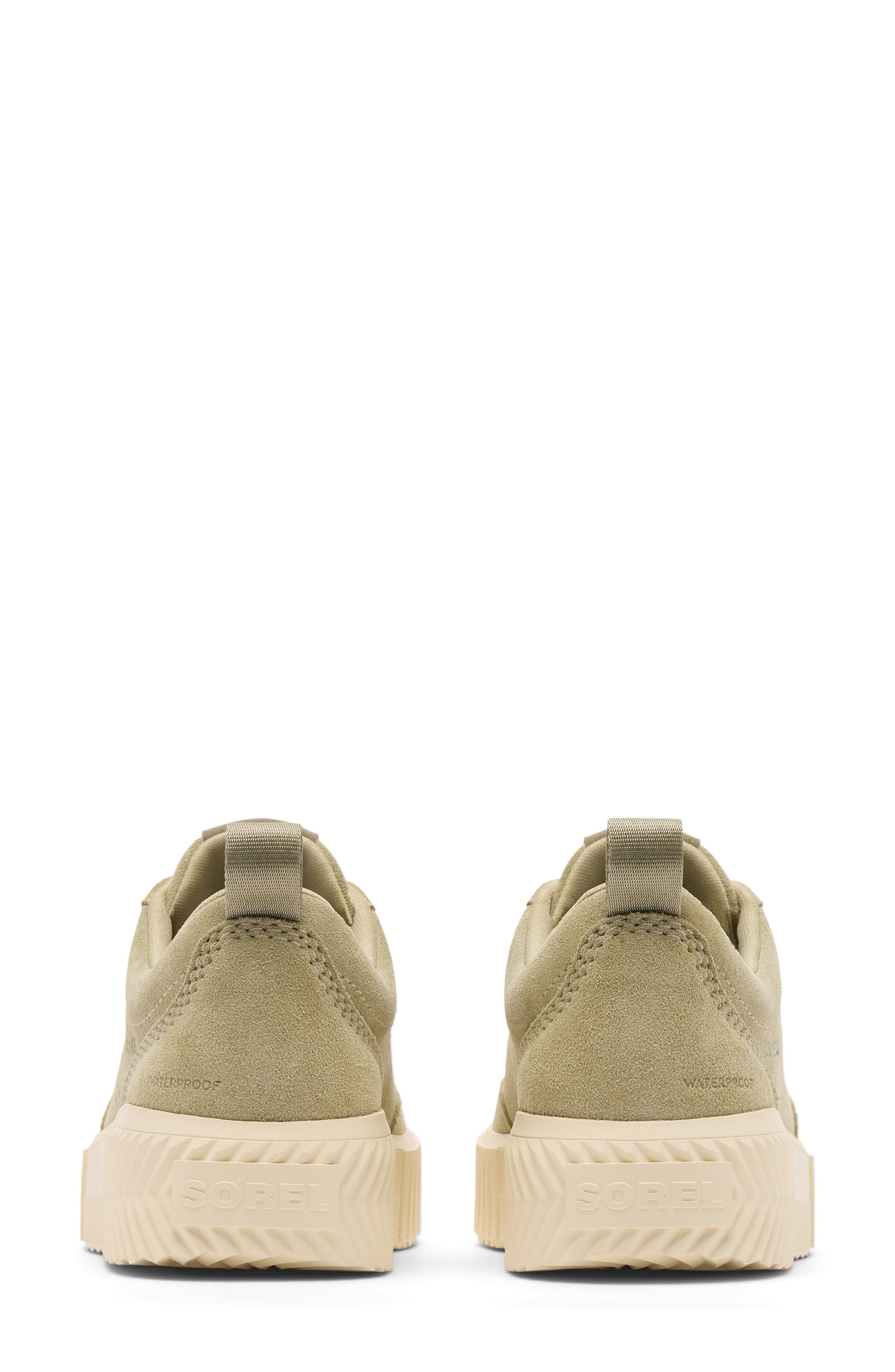 SOREL Ona Ave Waterproof Low Top Sneaker, Alternate, color, Dusty Twill/ Chalk