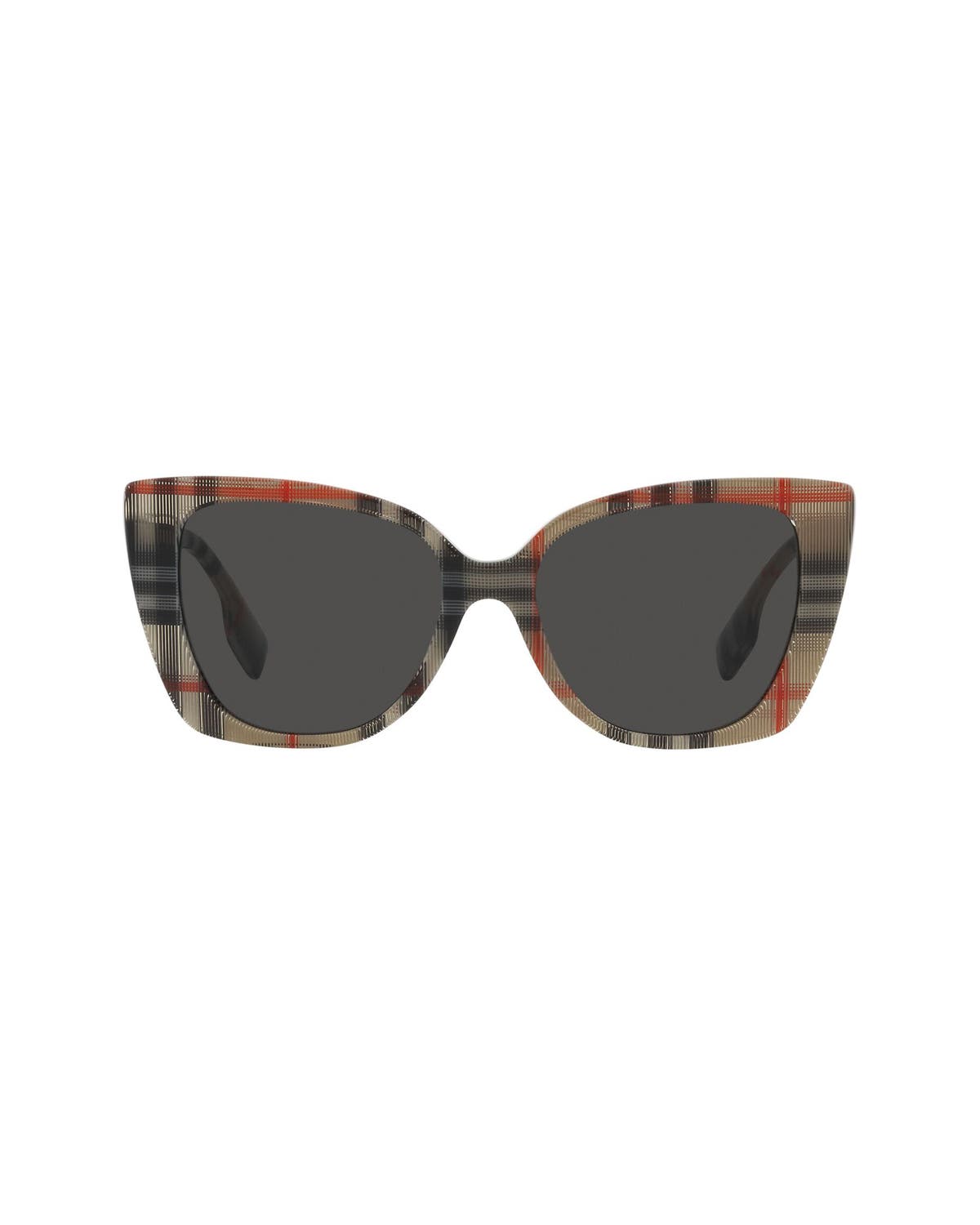 Burberry Meryl BE4393 oversized cat-eye sunglasses tortoise check