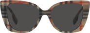 Burberry Meryl 54mm Cat Eye Sunglasses