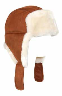 SURELL Faux Shearling Trooper Hat