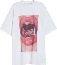Alexander Wang Ice Cube Oversize Cotton Graphic T-Shirt