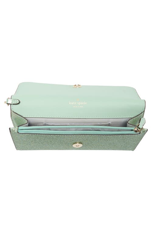 Kate Spade New York Kenzie Glitter Clutch In Blue