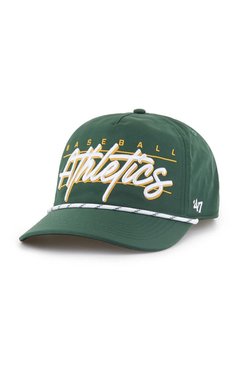 '47 Men's '47 Dark Green Athletics Condor Hitch Adjustable Hat, Main, color, Dark Green
