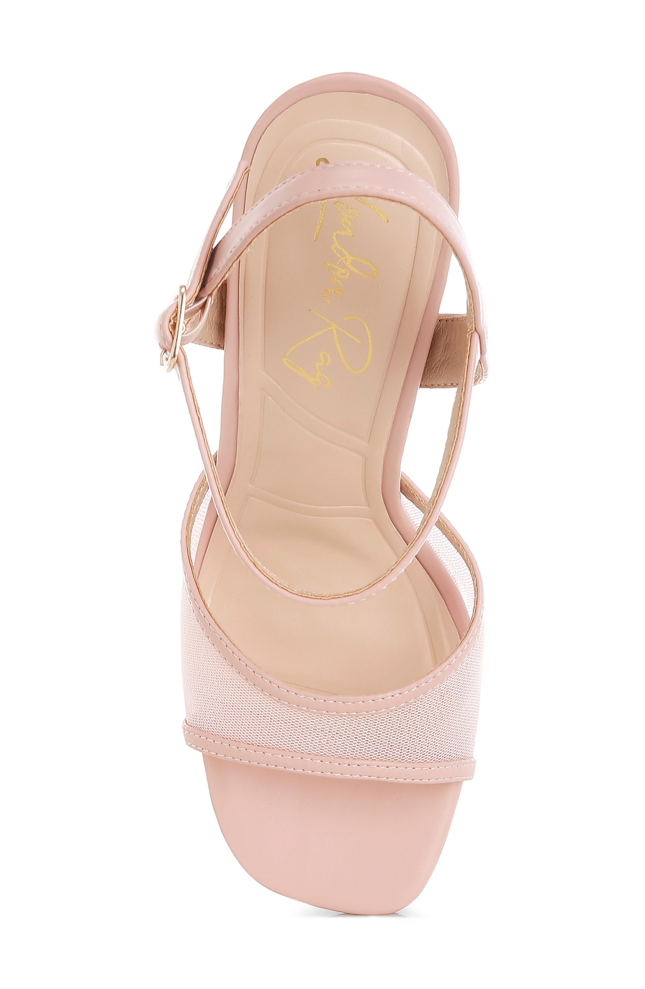 LONDON RAG Sunisa Mesh Strap Sandal, Alternate, color, Pink