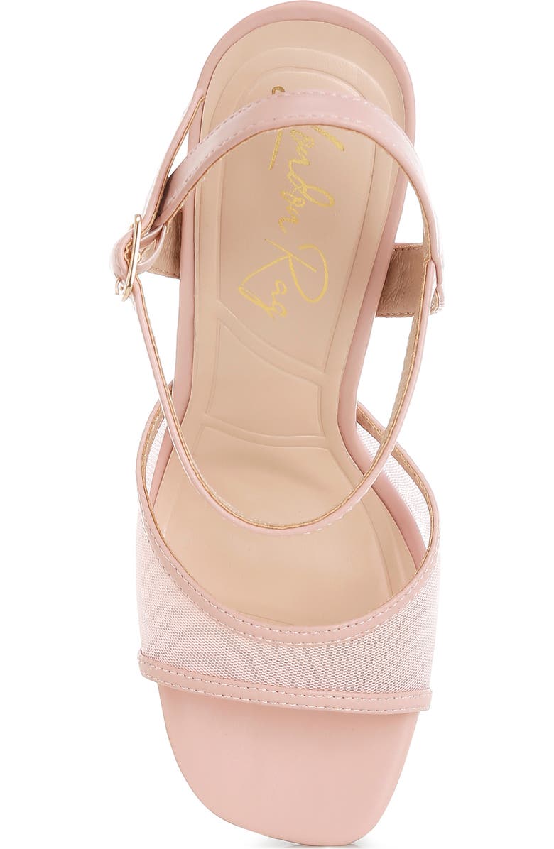 LONDON RAG Sunisa Mesh Strap Sandal, Alternate, color, Pink