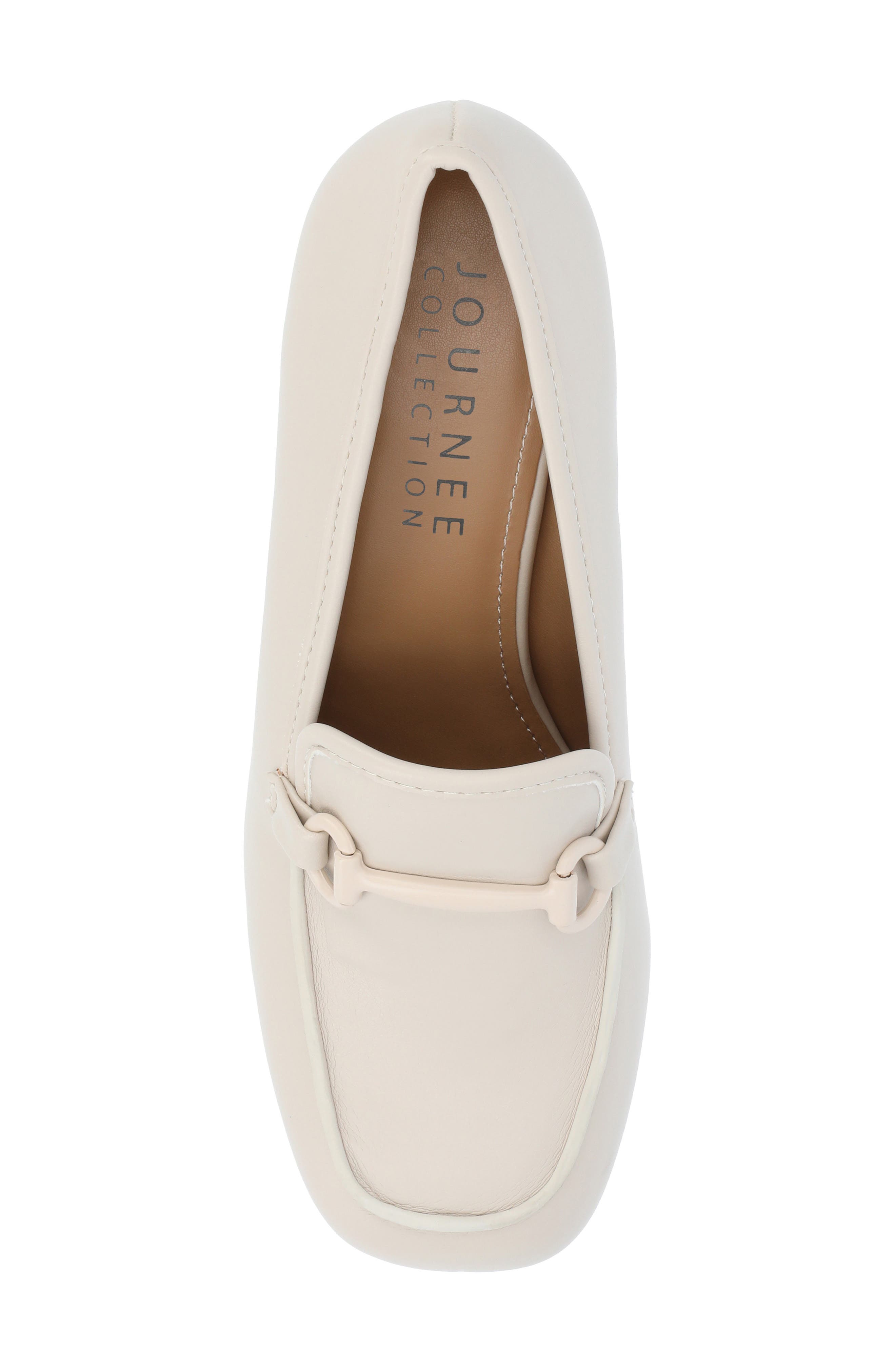 Journee Collection Nysaa Horsebit Loafer, Alternate, color, Sand