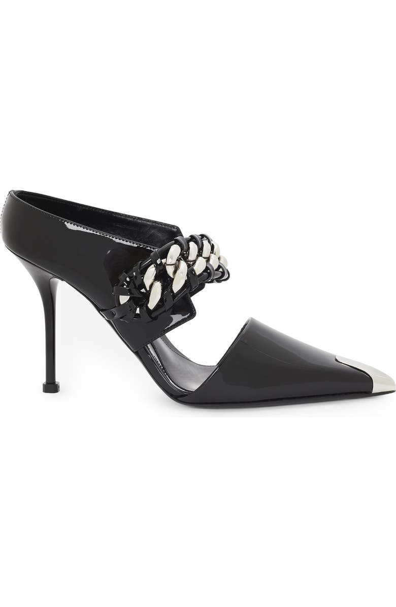 McQueen Punk Pointed Toe Mule, Alternate, color,