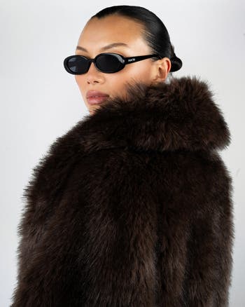 Leopard Faux Fur Coat