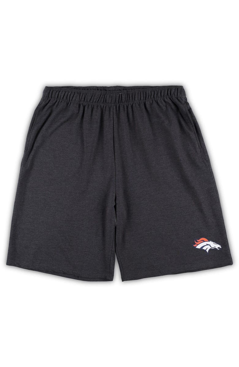CONCEPTS SPORT Men's Concepts Sport White/Charcoal Denver Broncos Big & Tall T-Shirt and Shorts Set, Alternate, color, White