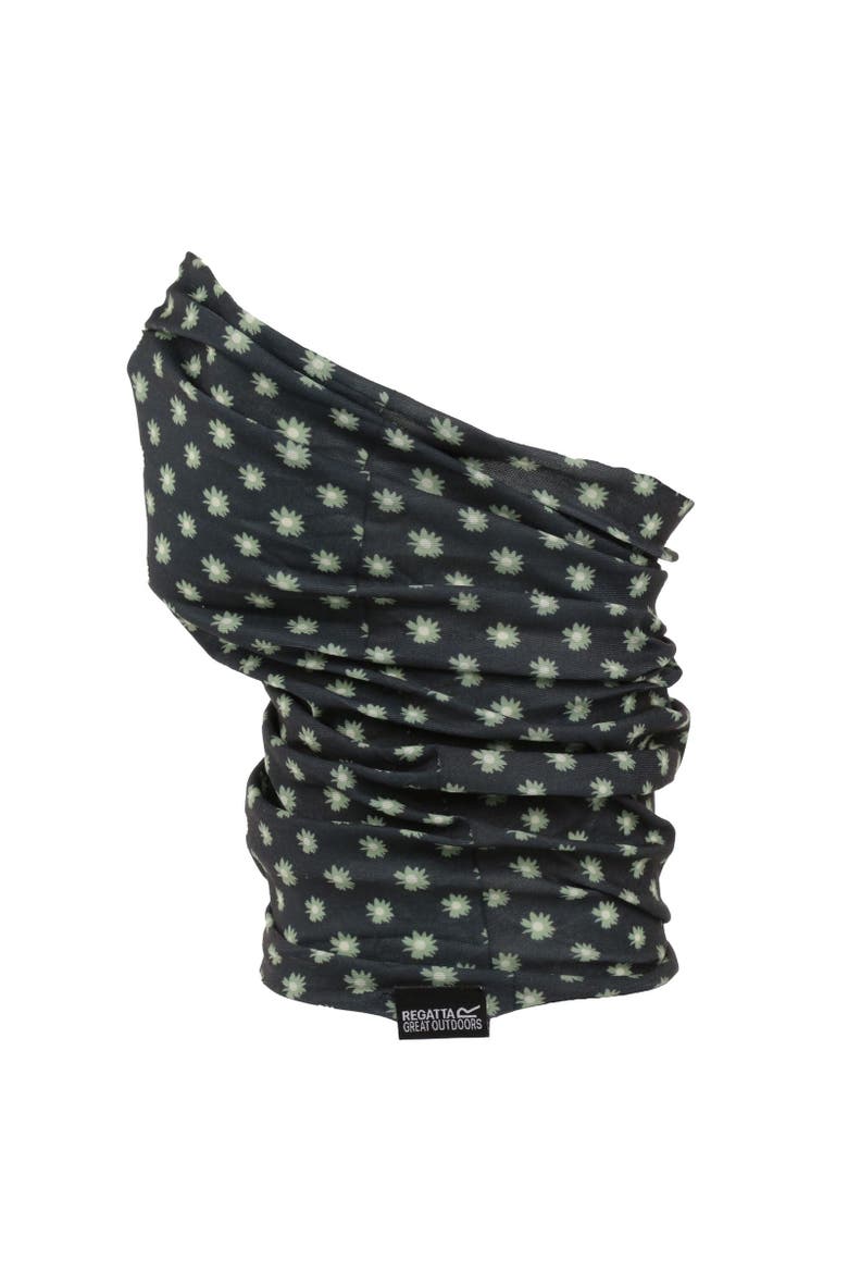 Childrens/Kids Multitube Ditsy Print Neck Warmer, Main, color, Darkest Spruce