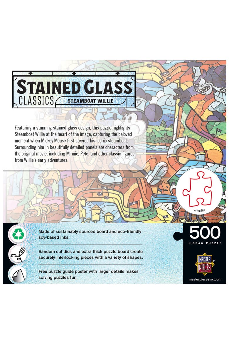 Steamboat Willie 500 Piece Jigsaw Puzzle, Alternate, color, Multicolor