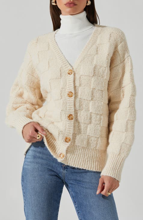 Vince Textured Alpaca cocoon cardigan offers sweater ivory