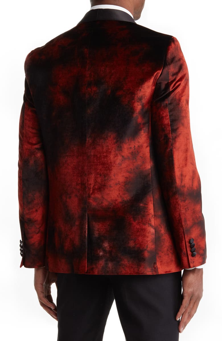 Vince Camuto Powis Satin Shawl Lapel Dinner Jacket, Alternate, color, 