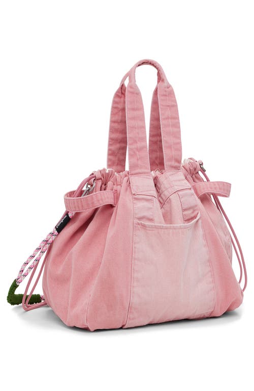 Desigual Denim Shopping Tote In Pink