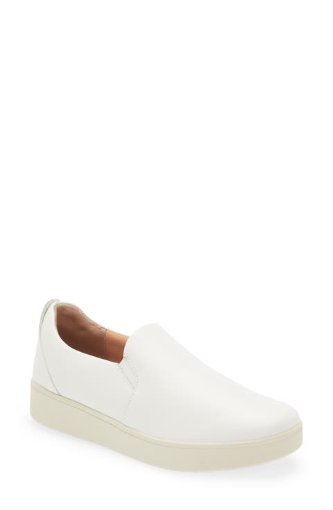 Rally Leather Slip-On Skate Sneaker (Women)