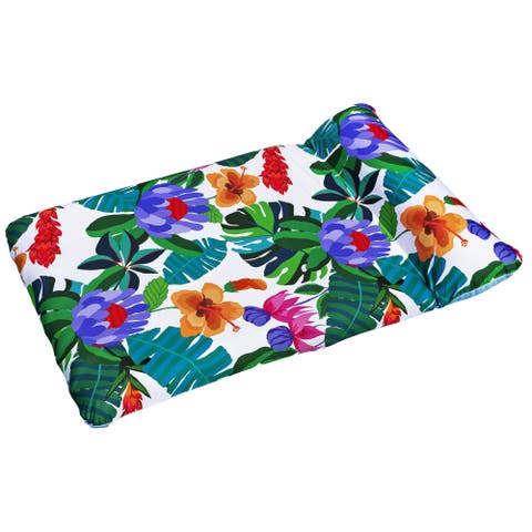 Blissful Drifter XL, 79" Inflatable Pool Lounge with UPF Cover & Headrest