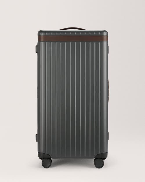 Carl Friedrik The Trunk Suitcase in Grey/chocolate at Nordstrom