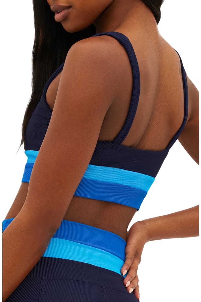 Mackenzine Colorblock Bikini Top, Alternate, color, MARINE COLORBLOCK