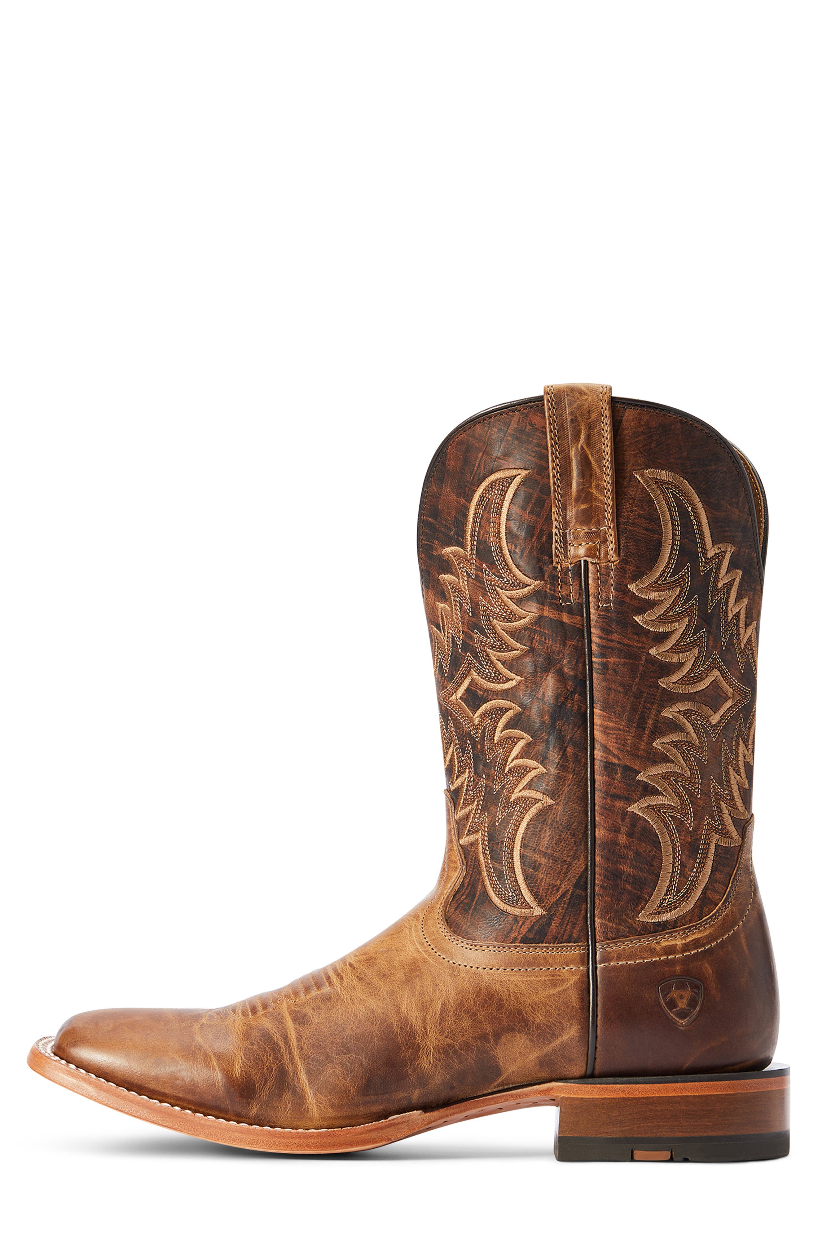 Ariat Point Ryder Western Boot, Alternate, color, Dry Creek Tan/ Burnt Brown