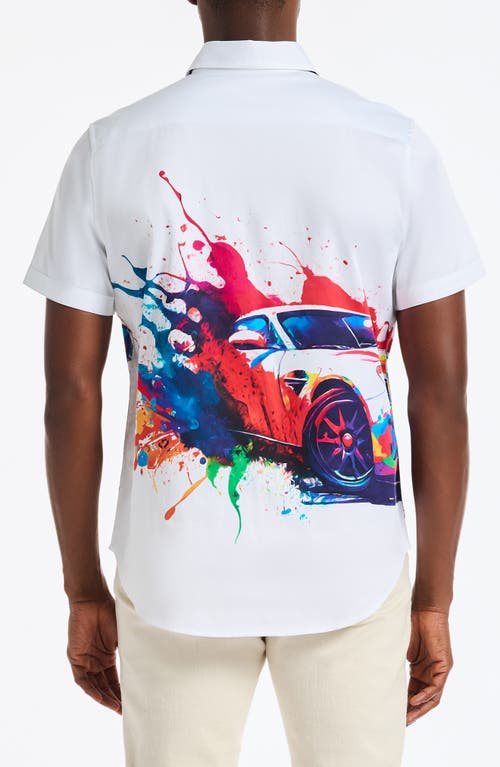 Robert Graham Three-sixty Short Sleeve Button Down Shirt