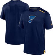 FANATICS Men's Fanatics Branded  Navy St. Louis Blues Authentic Pro Performance T-Shirt