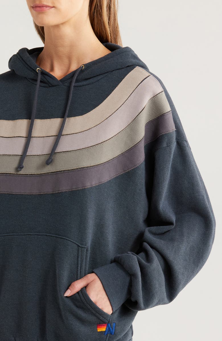 Aviator Nation Wave Stripe 4 Hoodie, Alternate, color,