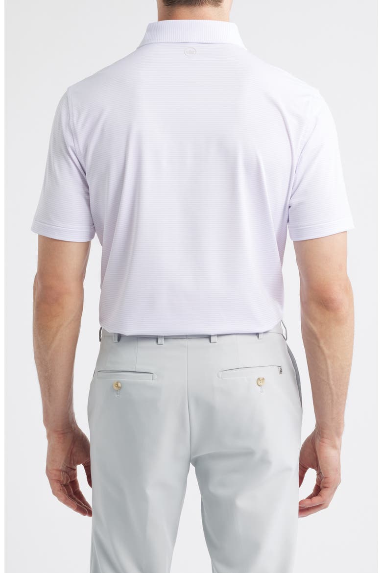 Highland Performance Jersey Polo, Alternate, color, WHITE / PETAL PURPLE