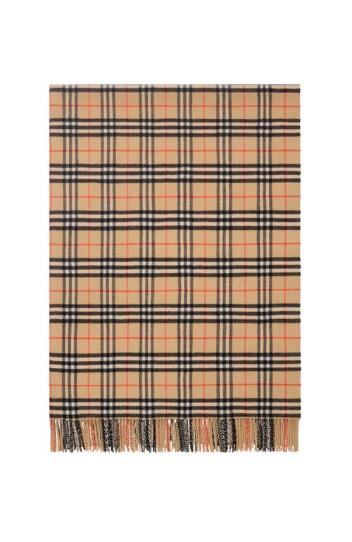 Burberry Check Wool Cashmere Blanket