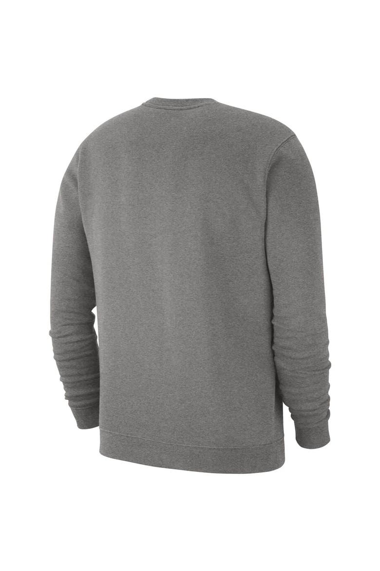 Men's Nike Heather Gray Florida Gators Club Fleece Sweatshirt, Alternate, color, Heather Gray