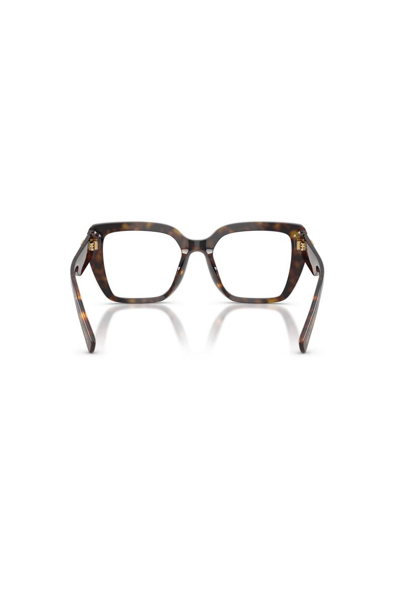 53mm Square optical glasses, Alternate, color, Tortoise