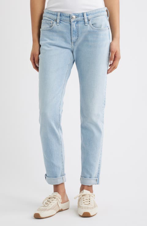 Dre Low Rise Slim Boyfriend Jeans (Pleasant)
