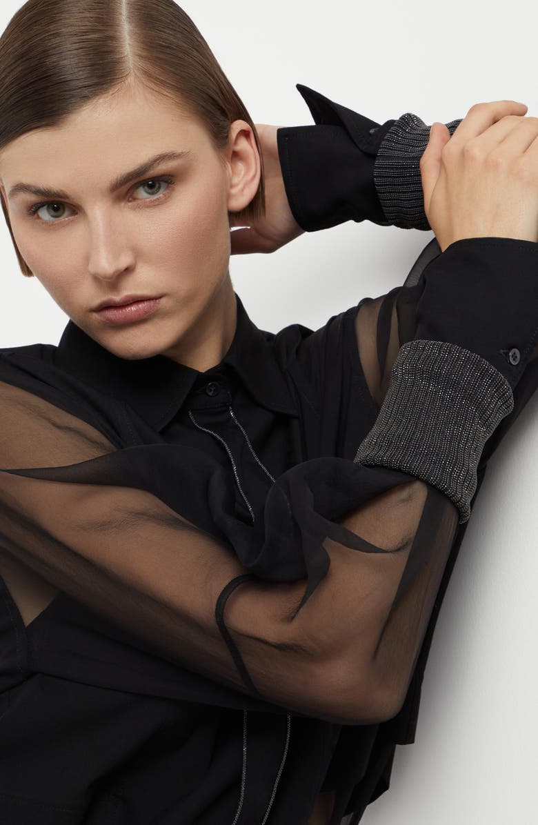 Brunello Cucinelli Precious Ribs cuff, Alternate, color, 