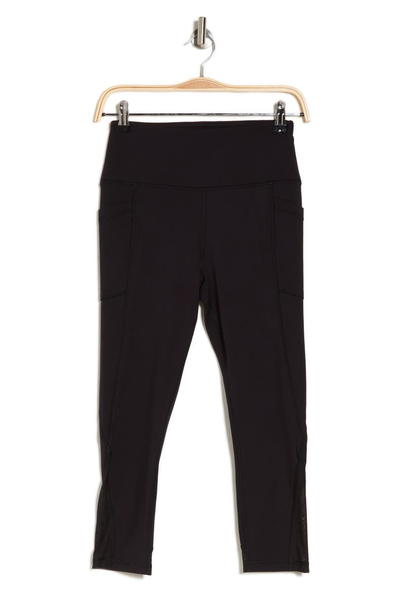 Shaper Capri Leggings, Alternate, color, BLACK