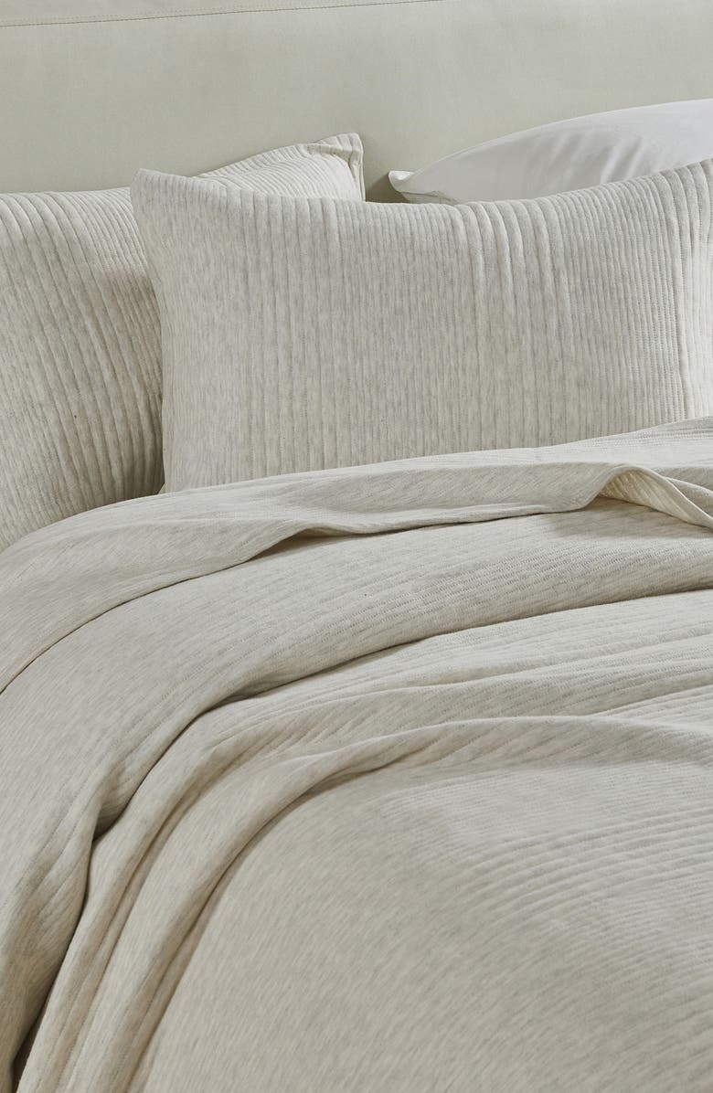 Woven & Weft Channel Stitch 3-Piece Jersey Quilt Set, Alternate, color, 