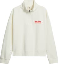 Rip Curl Surf Puff Logo Quarter Zip Sweatshirt