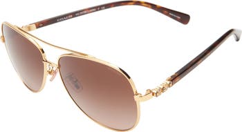 59mm Aviator Sunglasses