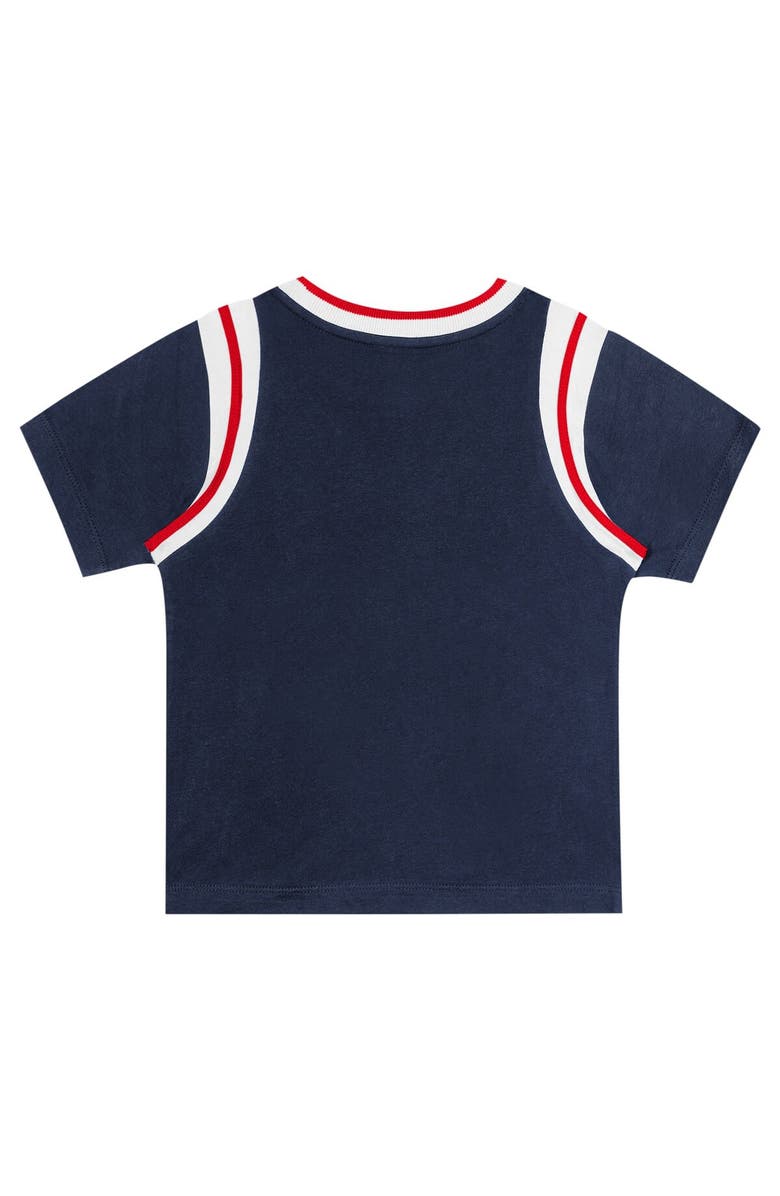 Outerstuff Toddler Fanatics Branded Navy/Gray Boston Red Sox Bases Loaded T-Shirt & Shorts Set, Alternate, color, 