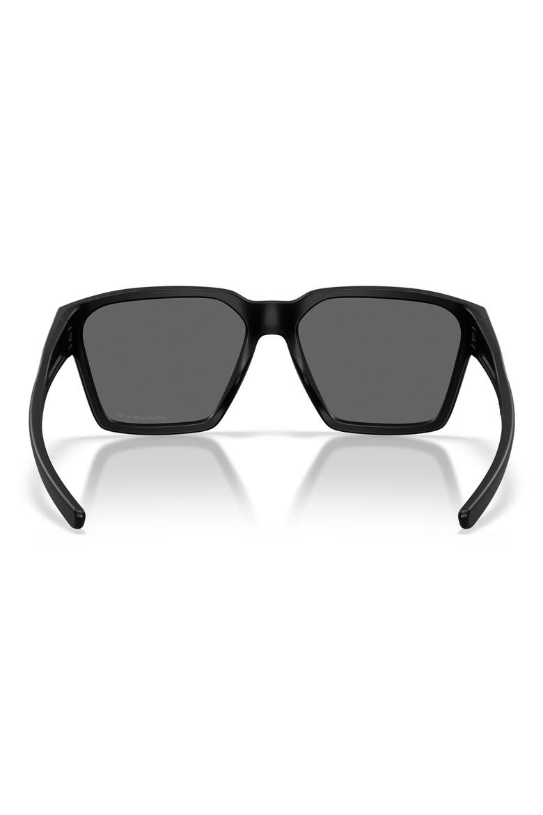 Briza 58mm Polarized Prizm™ Square Sunglasses, Alternate, color, MATTE BLACK / PRIZM POLAR