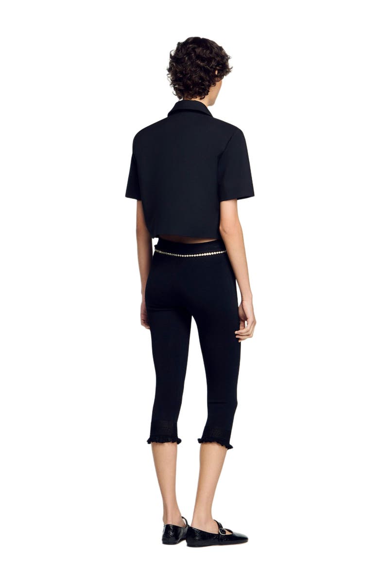 SANDRO Short-sleeved jacket, Alternate, color, 