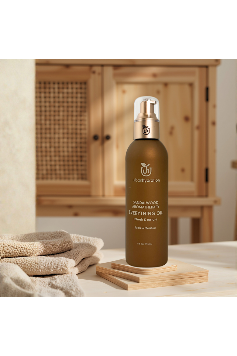 Drench and Indulge Sandalwood Aromatherapy Everything Hair Oil and Body Oil, Alternate, color, None