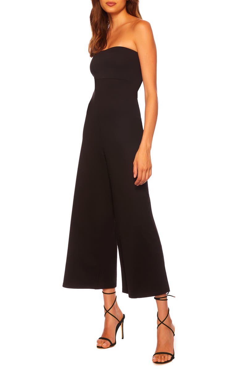 Susana Monaco Strapless Wide Leg Jumpsuit, Alternate, color,