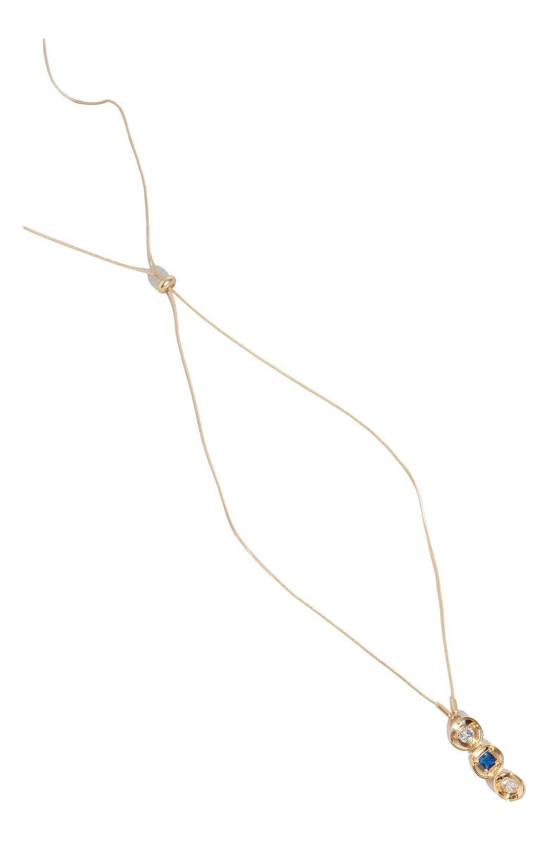 SAACHI Divine Three Charm Pendant Necklace, Main, color, Gold