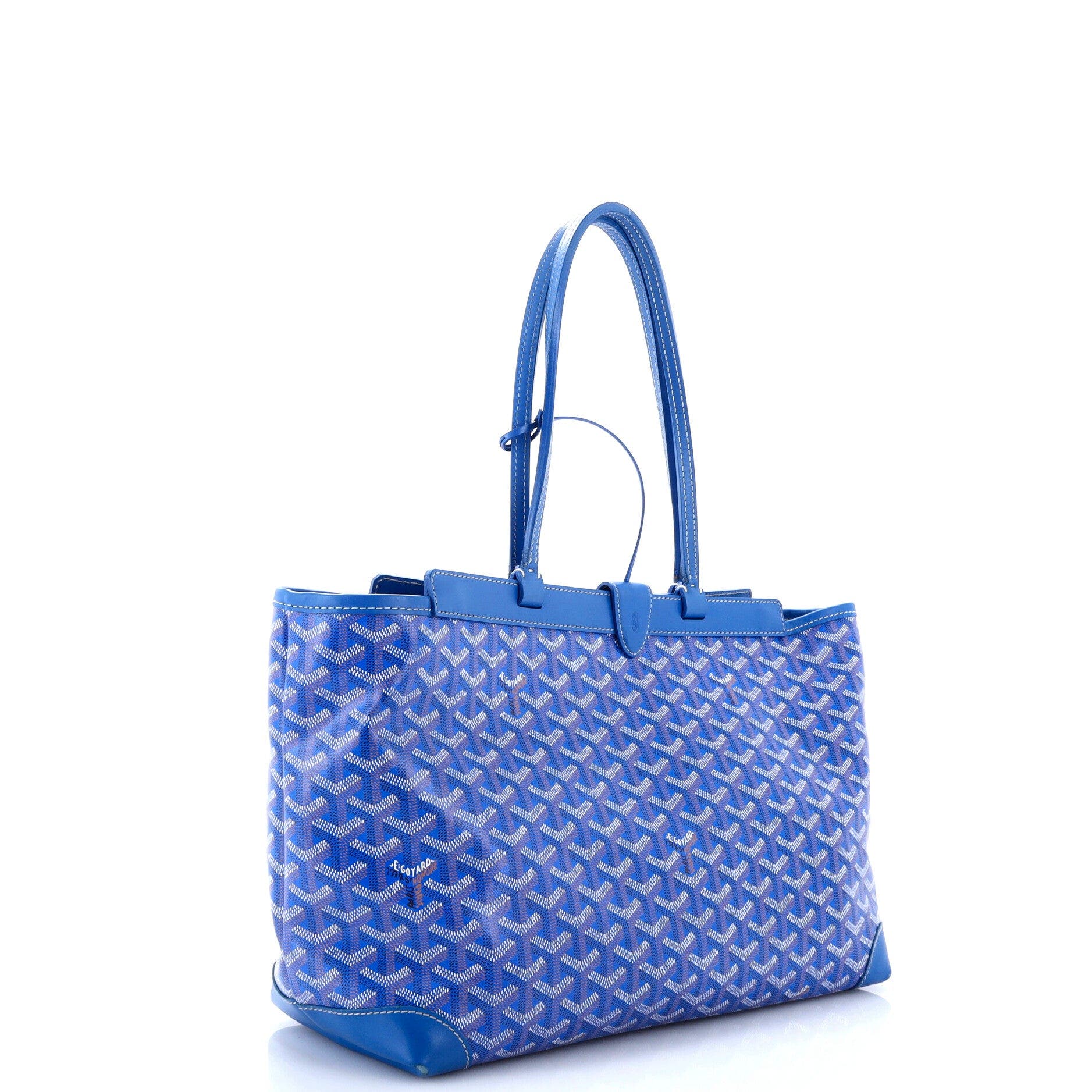 Bellechasse Bag Coated Canvas PM, Alternate, color, Blue
