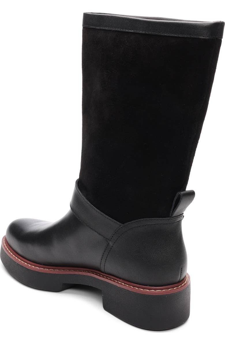 Sanctuary Milena Boot, Alternate, color, Black Leather/ Suede