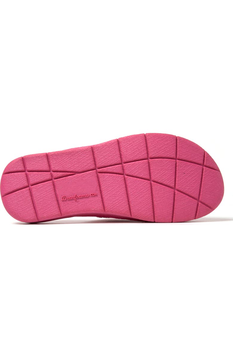 DEARFOAMS Mickey Terry Adjustable Shower Slide Slipper, Alternate, color, Paradise Pink