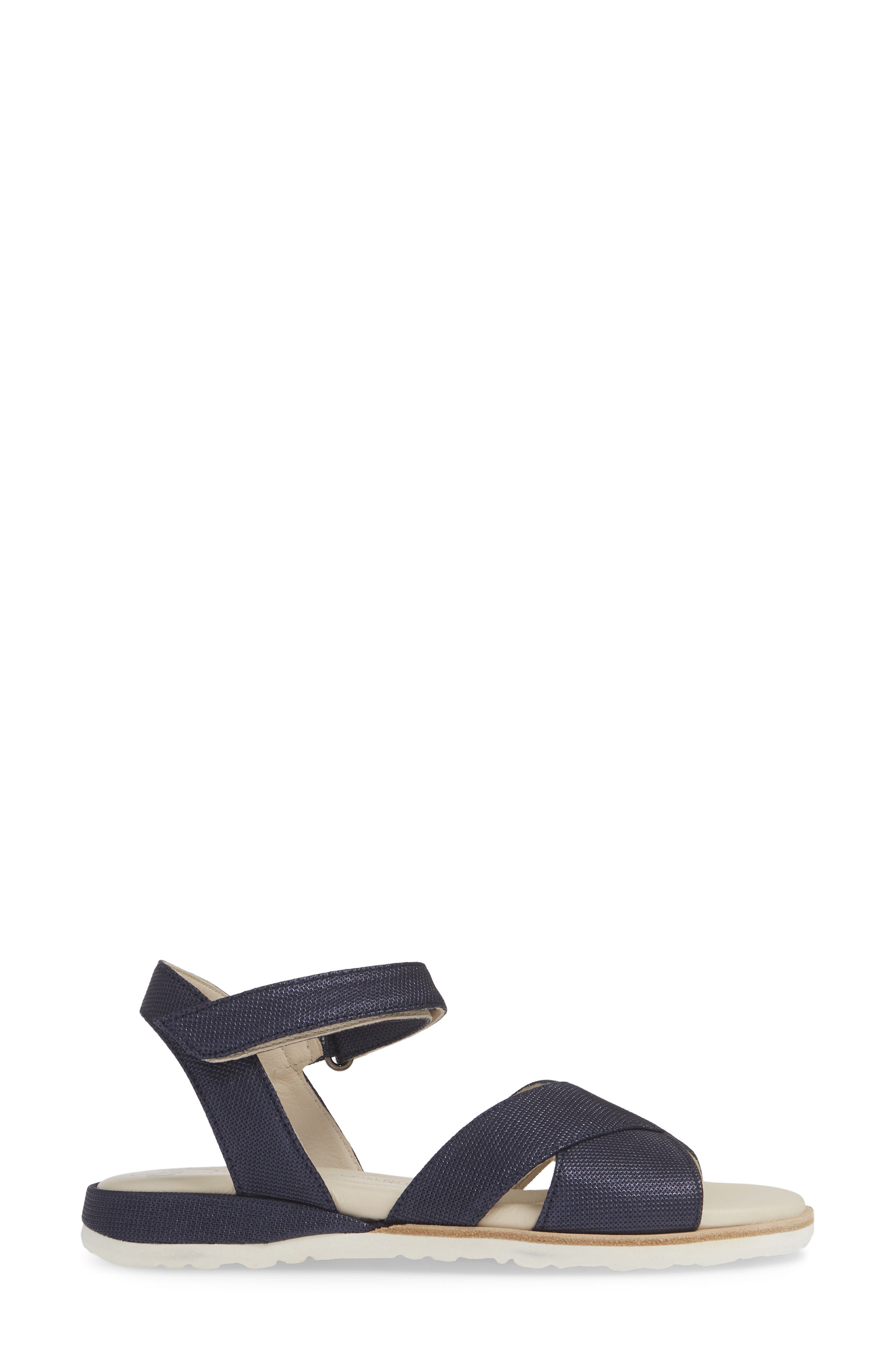 Bice Quarter Strap Sandal, Alternate, color, NAVY LEATHER