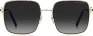 Marc Jacobs 58mm Gradient Square Sunglasses